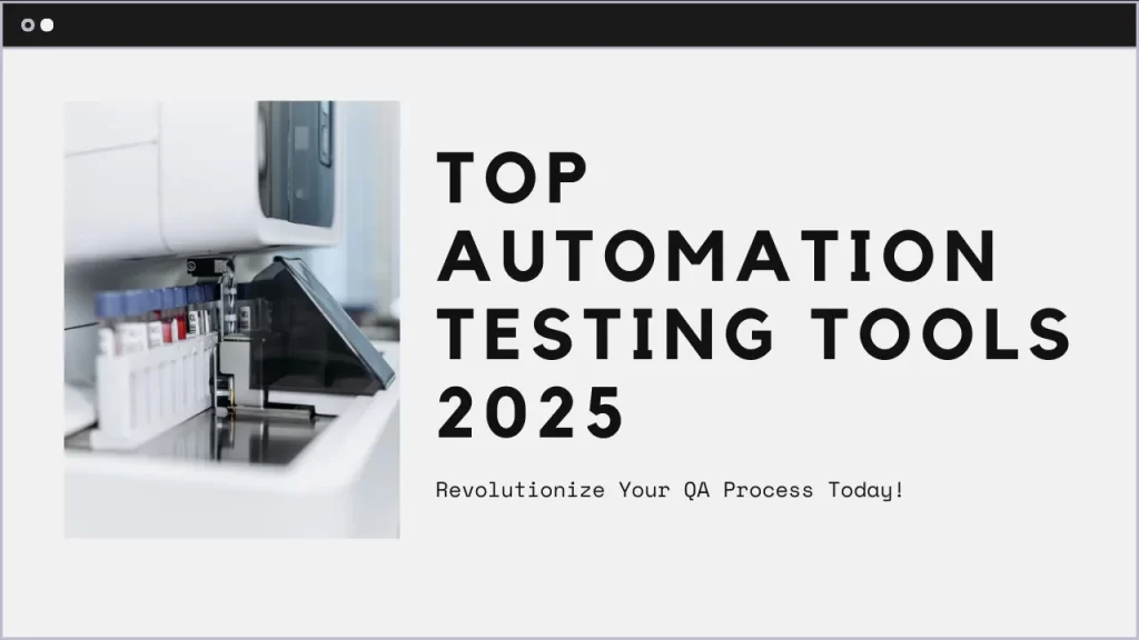 Best Automation Testing Tools