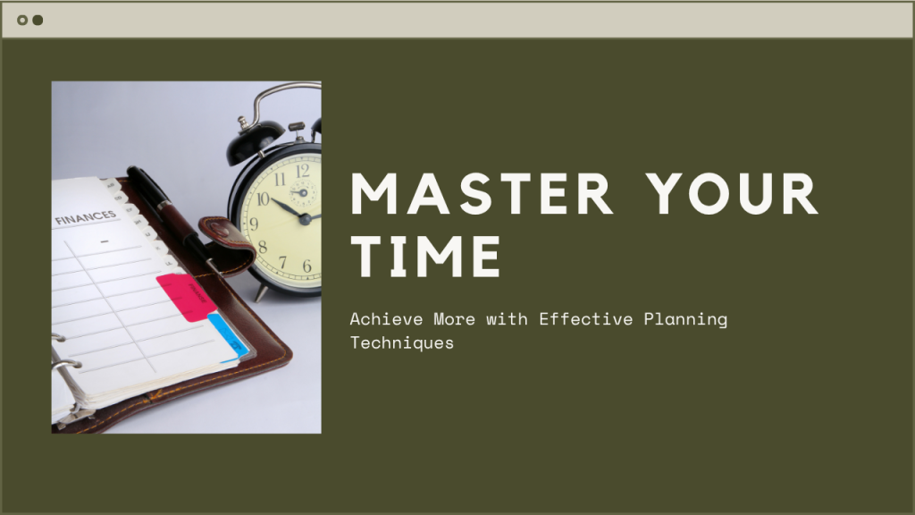 The Benefits of Better Time Management