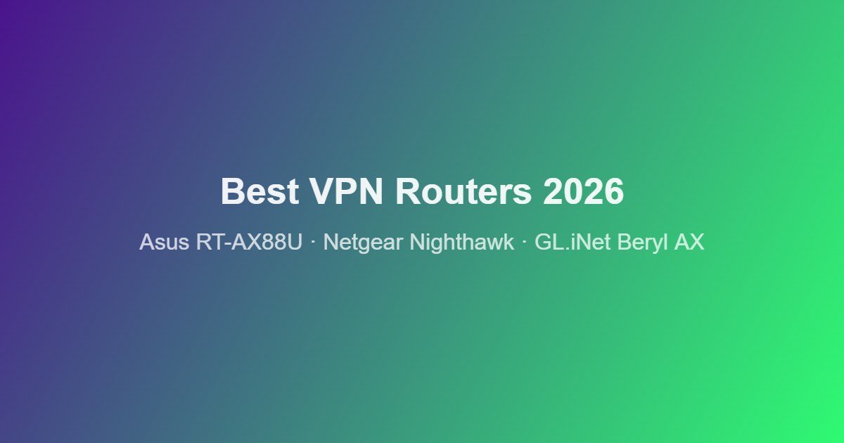 Best routers with built-in VPN support in 2026 comparison